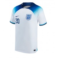 Pánský Fotbalový dres Anglie Phil Foden #20 MS 2022 Domácí Krátký Rukáv